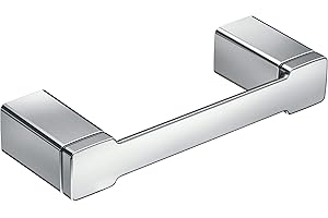 Moen YB8808CH 90 Degree Modern Double Post Pivoting Toilet Paper Holder, Chrome