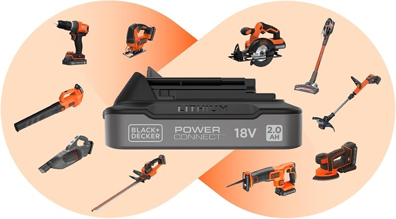 14,4V-18V 1A Lithium-Akkuladegerät, BDC1A-QW