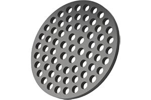 VALORUP 4.72 Inch Cast Iron Drain Cover, Garage Drain Cover, Basement Floor Drain Cover, Cast Iron Floor Drain Strainer, 1 Pack