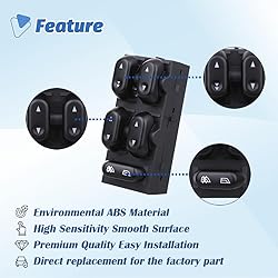 AiYiGu Power Window Control Switch Master Door