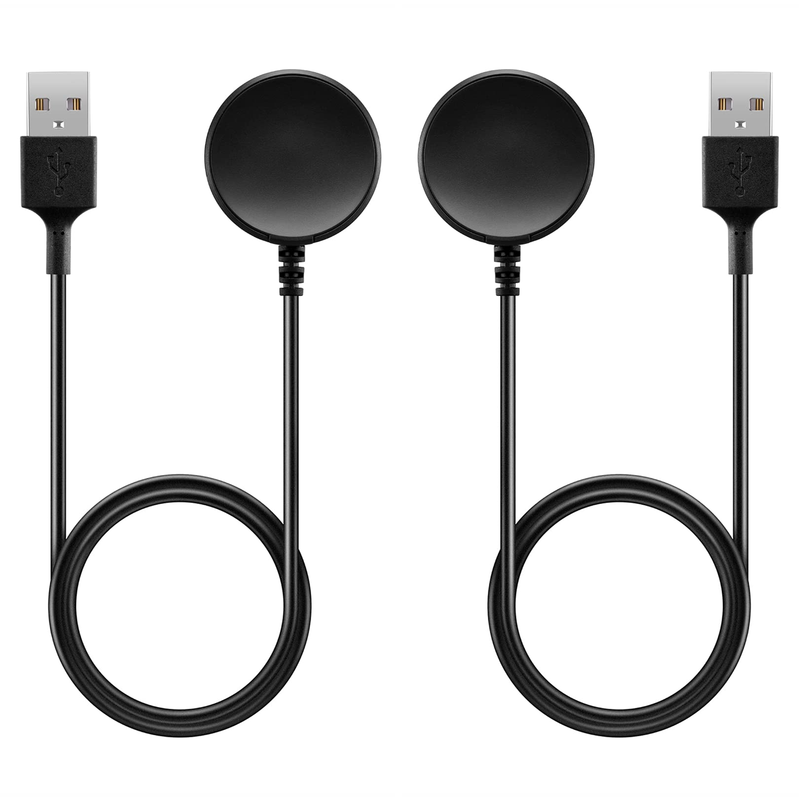 AWINNER Charger Cable Compatible with Samsung Active Watch,Replacement USB Charger Adapter Charge Cord Charging Dock for Galaxy Watch3 Active & Active2 SM-R500/SM-R820/SM-R830/SM-R840/SM-R850 (1-Pack)