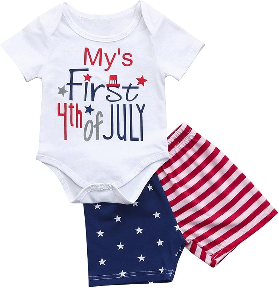 my first 4th of july outfit baby boy
