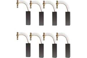 MIJOB Washing Machine Carbon Brushes 154740 Carbon Brushes Motor Carbon Brushes ，Compatible for Bosch ，Compatible for Siemens Washing Machine 8Pcs