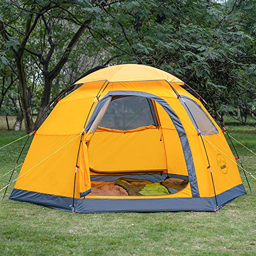 KAZOO Outdoor Camping Tent 4 Person Waterproof Camping Tents Easy Setup