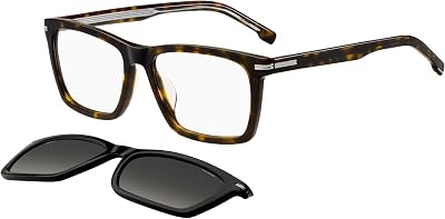 Óculos de sol 1726/G/CS COM PRENDAS PRETAS HAVANA/PRETO TRANSPARENTE/CINZENTO 55/17/145 homens