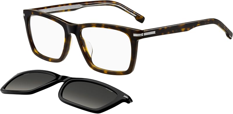 Óculos de sol 1726/G/CS COM PRENDAS PRETAS HAVANA/PRETO TRANSPARENTE/CINZENTO 55/17/145 homens
