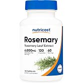 Nutricost Rosemary Extract 120 Capsules for 60 Servings Per Bottle | Vegan Rosemary Leaf Extract Supplement, Gluten-Free, GMO-Free