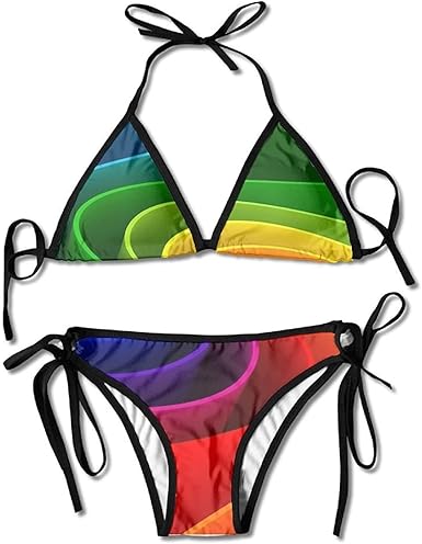 rainbow bikini swimsuit