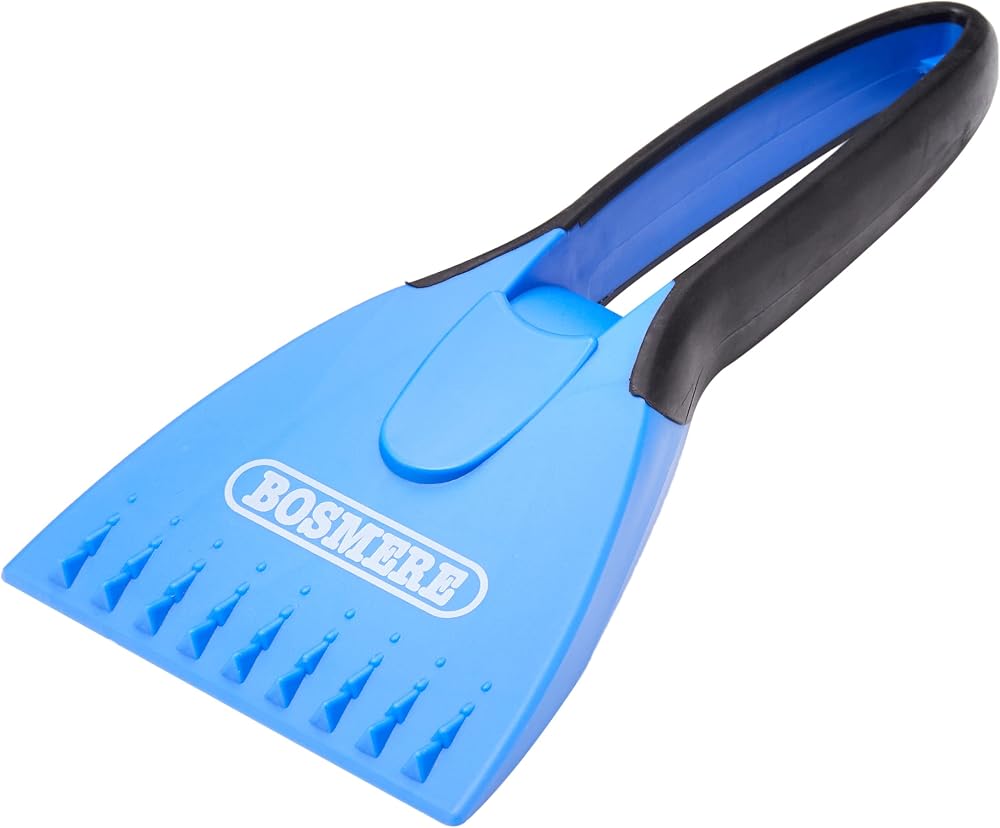 Bosmere Winter Care Windscreen Ice Scraper Soft Grip W120 Multi-Coloured