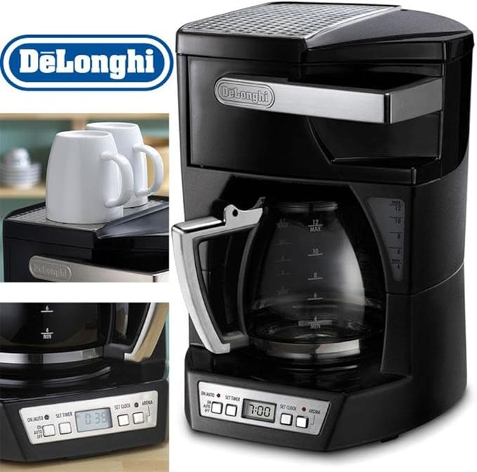 DeLonghi 10Cup Drip Coffee Maker Factory Serviced Drip
