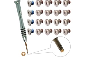 GODSHARK 2 Sets Replacement Screws with Screwdriver for MacBook Pro 13 or 15 inch Retina Display A1398 A1425 A1502 2012-2015, Bottom Case Cover P5 Pentalobe Repair Tool Kit Laptop PC Computer