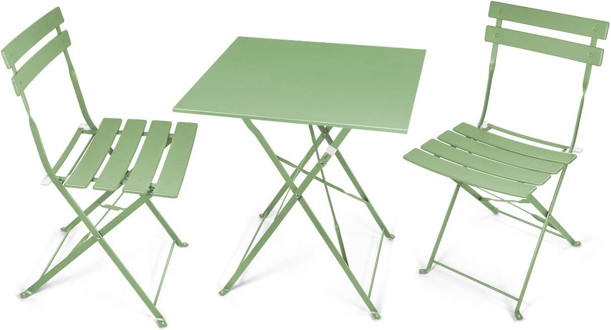 Pationate Patio Folding Bistro Set Small Outdoor Porch