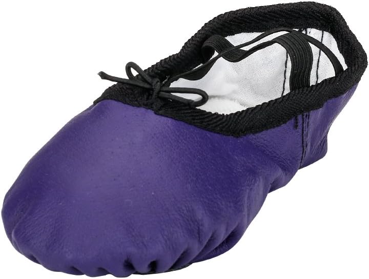 Leather Dance Shoes for Kids Girls Professional Ballet Gymnastic Flats