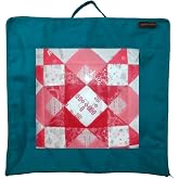 Yazzii Quilt Block Showcase Bag - Portable Storage Bag Organizer - Multipurpose Storage Organizer for Sewing Projects, Fabric Pieces, Quilt Blocks, Appliques, Stitcheries &amp; More.-Aqua
