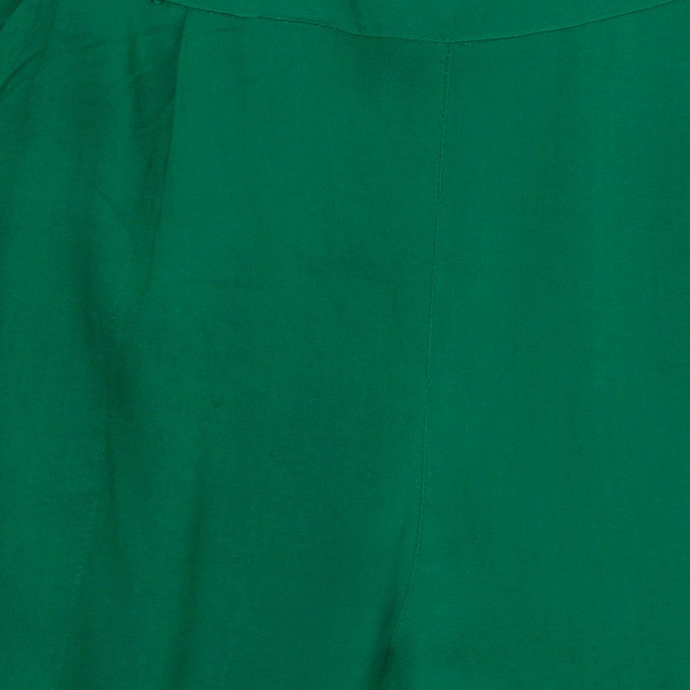 jaipur kurti women blue & green ethnic motifs straight cotton kurta with palazzo