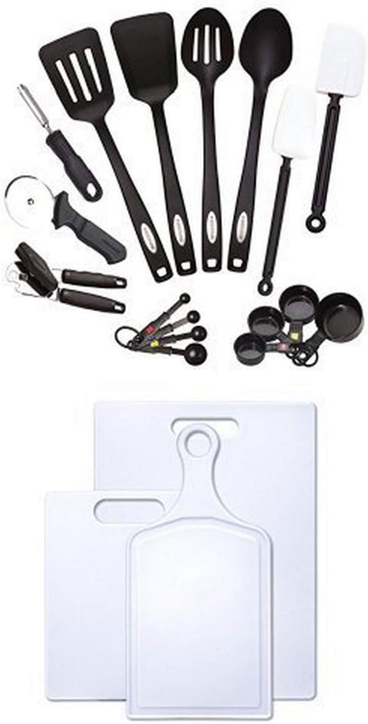 Farberware Classic 20-Piece Tool and Gadget and Cutting Board Set