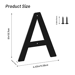 5 Inch House Numbers and Metal Letters for Outdoor