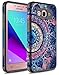 J2 Prime Case, Galaxy Grand Prime Case, Rosebono Hybrid Dual Layer Shockproof Hard Cover Graphic Fashion Colorful Silicone Case for Samsung Galaxy Grand Prime - Mandala