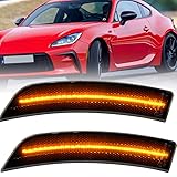 NJSBYL Amber LED GR86 Side Marker Lights Assembly