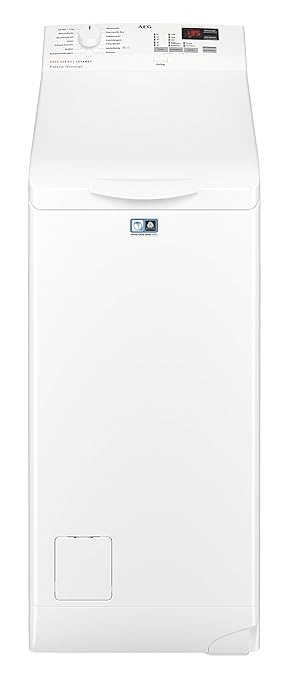 AEG L6TB40460 Waschmaschine Toplader / 6,0 kg / Mengenautomatik / Nachlegefunktion / Kindersicherung / Wasserstopp / 1400 U/m