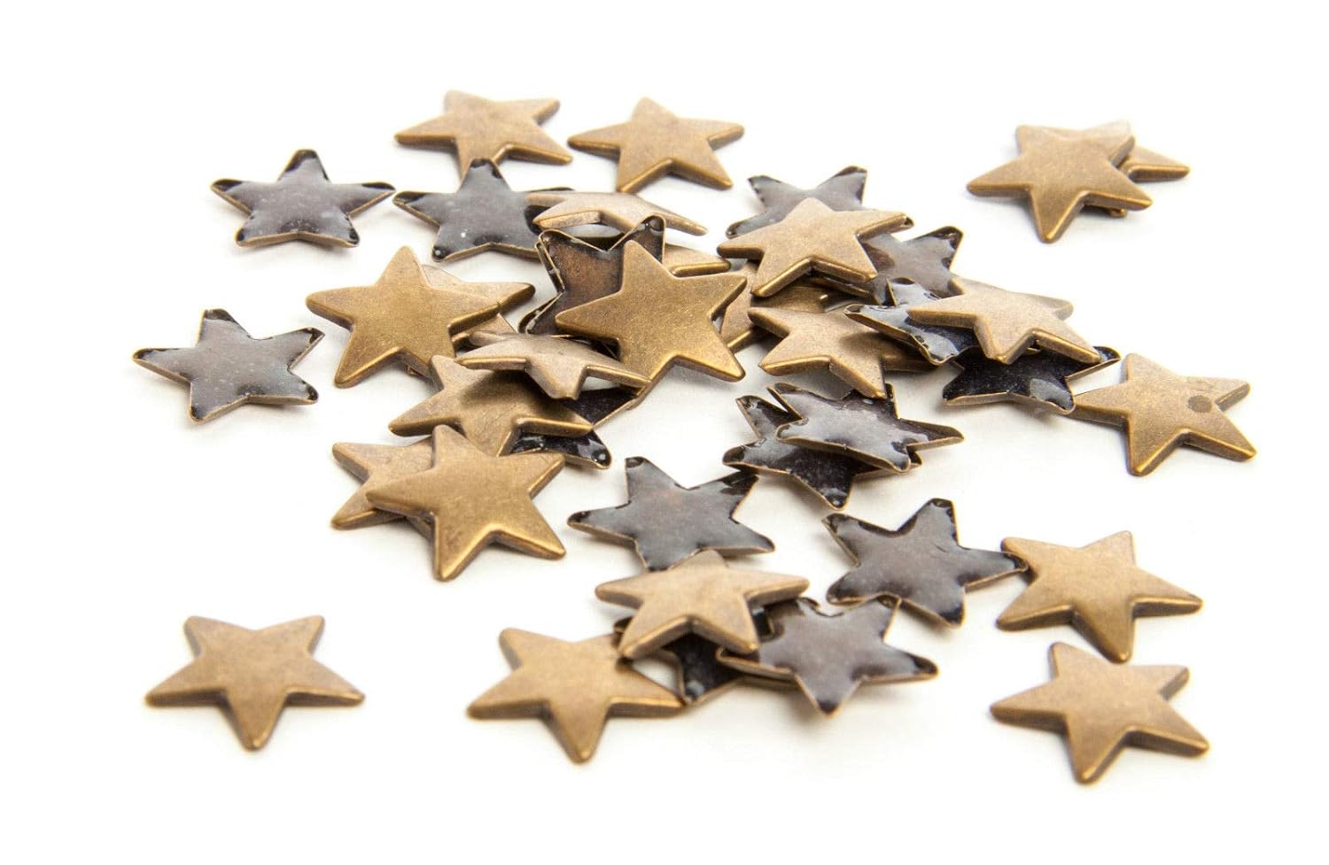 decoración artística 10mm World of Sparkles 50pcs dorado manualidades