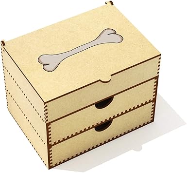 Azeeda Hueso Caja de Maquillaje (VC00020407): Amazon.es: Juguetes y juegos