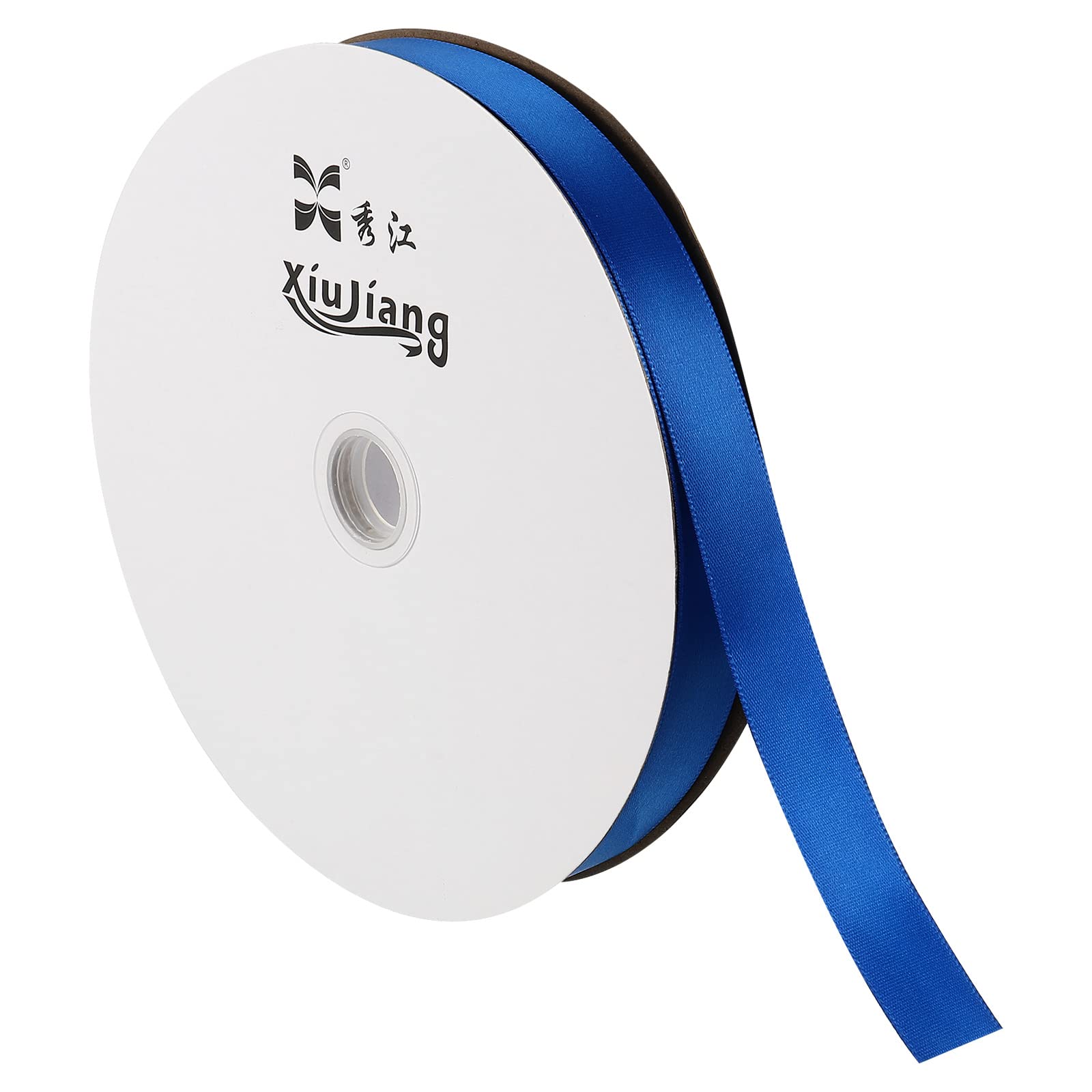 PATIKIL 0.79 Inch Wide 100 Yards Satin Ribbon, Solid Crafts Roll for Party Home DIY Wrapping Decoration Blue