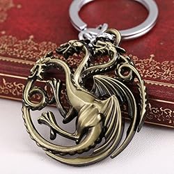 Bkinpid Dragon Key Chain House Targaryen Key Chain