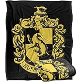 Harry Potter Hufflepuff Crest 3 Officially Licensed Silky Touch Super Soft Throw Blanket 50" x 60"