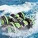 Remote Control Car Boat RC Truck Amphibious Stunt Car 4WD Off Road 2.4GHz Radio Controlled Vehicle Waterproof Double Side Race 360 Degree Rotates Green