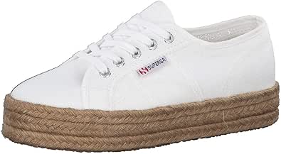 superga wit platform
