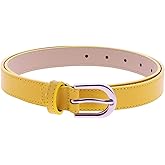 FASHIONGEN - Women genuine Italian leather belt LUNA, Made in France