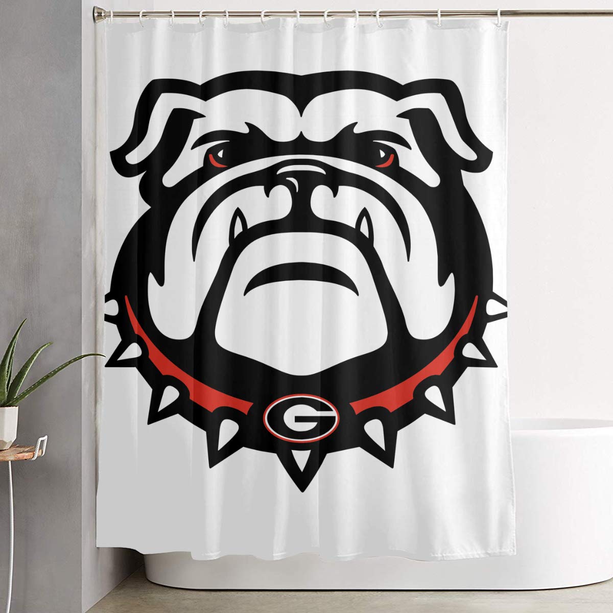 Amazon Com Sdgfghth Georgia Bulldogs Waterproof Polyester Shower