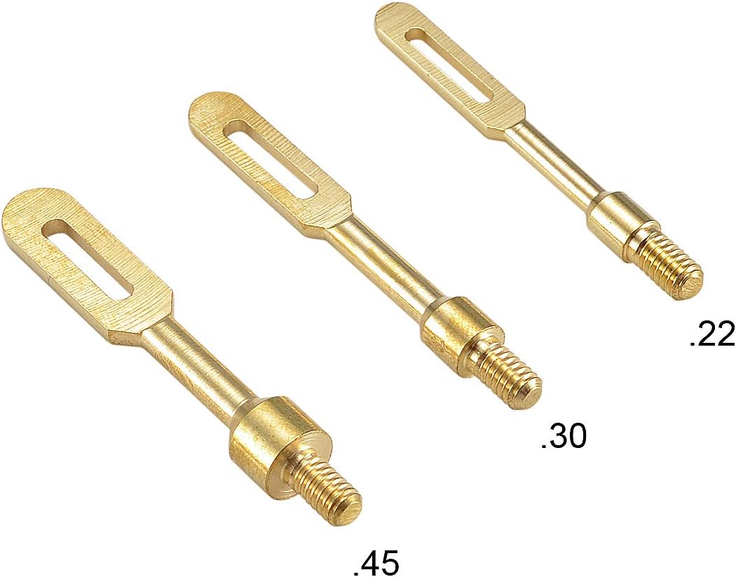 Raiseek Gun Cleaning Jags Slotted Tip Patch Holder Kit for Handgun Rifle .17 .22/.223 .30 .357 .40 .45 Cal 5.56MM 7.62MM 9MM : Sports & Outdoors