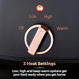 Tower Cavaletto 3.5 L Slow Cooker with 3 Heat Settings Black Rose Gold T16042BLK view 5