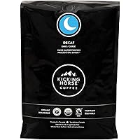 Kicking Horse Coffee, Decaf, Swiss Water Process, Dark Roast, Whole Bean, 2.2 Pound - Certified Organic, Fairtrade…