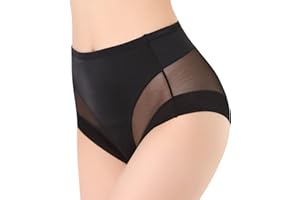 Heevina Womens Underwear Mid Waisted For Women Mesh Everyday Panty Breathable Panties Full Coverage Comfy Briefs Soft