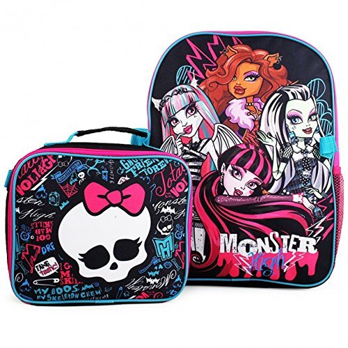 Monster High Backpack and Lunch Bag Combo