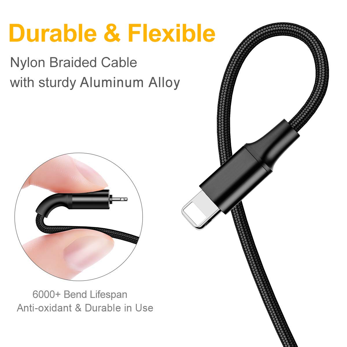 Multi Charging Cable, Multi Charger Cable 2Pack 4FT Nylon Braided Universal 4 in 1 Multiple USB Cable Fast Charging Cord Adapter with Type-C, Micro USB Port Connectors for Cell Phones Tablets and More: Industrial & Scientific