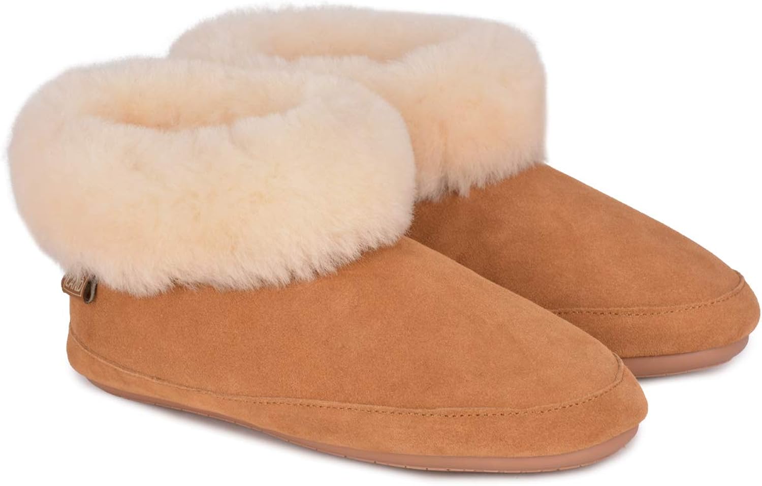 ladies sheepskin slippers hard sole