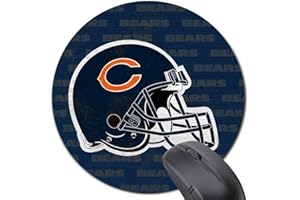 Malogtan Gaming Mouse Pad，Football Sport Mousepad with Non-Slip Rubber Basefor Laptop and Desktop,Blue Retro Design Fans Gift for Boy Man Husband