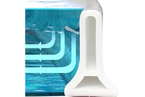 NASOFIR 1.97" High Collapsible Shower Threshold Water Dam, 39IN Seal Waterproof Shower Guards to Keep Water in Shower, Self Adhesive Water Barrier for Sink Bathroom Kitchen
