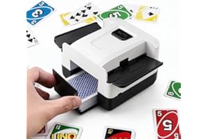 CUIYKAI Automatic Card Shuffler 2 Deck, Rechargeable Card Shuffle Machine for Poker, UNO, Blackjack, Skip-Bo, Phase 10