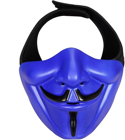 Masque demi visage moto Clearance