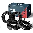 KAX 6x5.5 Wheel Spacers,Forged 1.25 inch 6 Lug Hub Centric Wheel Spacers with M12x1.5 Studs 106mm Hub Bore,fit for Tacoma,4Runner,Tundra,Sequoia,GX460,FJ Cruiser,GX470,Hilux,4pcs