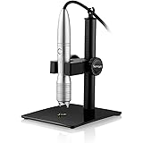 Supereyes A005+ 5.0MP 1 ~ 500X Fine-Auto Focus Handheld USB Digital Microscope Loupe Magnifier with LED Metal Stand