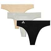 Balanced Tech Moisture Wicking Underwear for Women, Seamless Workout Thongs Quick Dry Travel Thong Panties