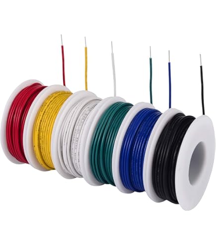 Cable Eléctrico De Calibre 16 Y 5 Conductores De 50 Pies, UL 2464 16 Awg 5 Cables De Cobre Estanado Pvc Trenzado De 165 Nucleos Para Iluminacion