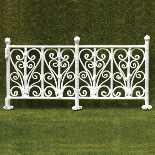 Dollhouse Miniature 6-Pc. Wrought Iron Fence