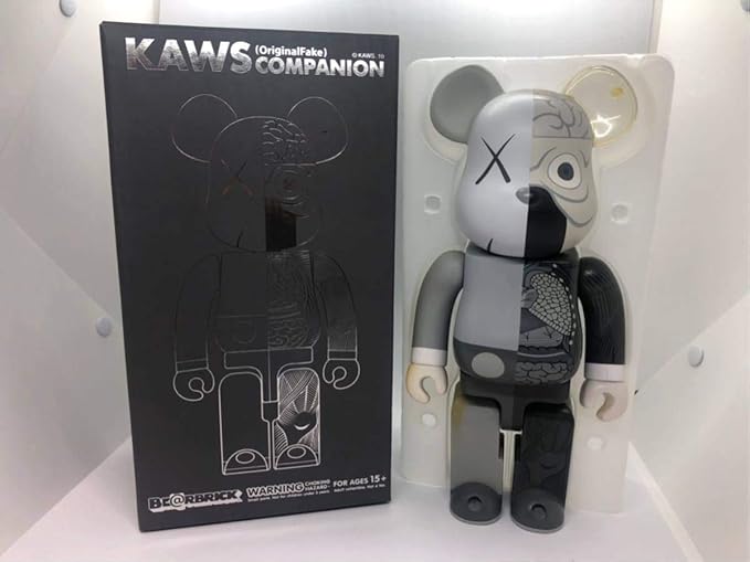 Amazon Co Jp Be Rbrick ベアブリック Kaws 人体模型 グレー 400 カウズ コンパニオン Original Fake Companion オリジナルフェイク ホビー 通販